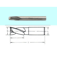 Фреза Шпоночная d 2,0х 4х30 ц/х Р6АМ5 