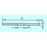 Круг отрезной армированный 125х0,8х22 А60 S BF (по металлу и нерж. стали) HAMMER FLEX