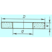 Круг ПП 400х 40х127 64С 25 СТ  (GC F60 P) (ВАЗ)