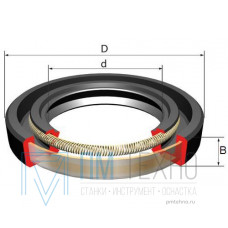 Манжета (сальник)  17х 29х 7мм тип 2.1-17х29 армированный