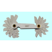 Набор резьбовых шаблонов №1 М60° для метрической резьбы из 20шт. (0,4-6,0) 