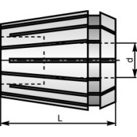 Цанга d 3,0  ER32  L40мм  DIN 6499 