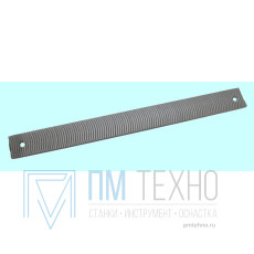 Рихтовочный плоский с 2-мя отв. 350мм  8T с одинарной полукруглой насечкой 