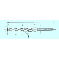 Развертка d32,0x21,0х195х340 к/х котельная машинная Р18 КМ3