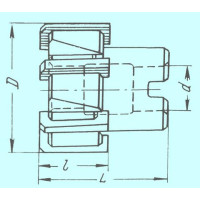 Развертка d100,0x40х75х40 А3 насадная Р6М5 со вставными ножами Z=10