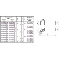 Резец Проходной 25х25х150 (MWLNR-25 25-М08) с 6-ти гр. пластиной (WNUM-080408)