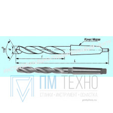 Сверло d 26,75  к/х Р6М5К5