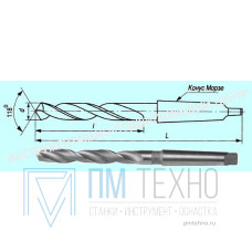 Сверло d  7,75 к/х Р6М5