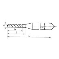 Сверло d 0,28 утолщенный ц/х Р6М5 левое