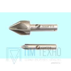 Зенковка d 16,0х24.0х 60 конус  60° dхв=10мм Р18 ц/х Z=6 DIN334A 